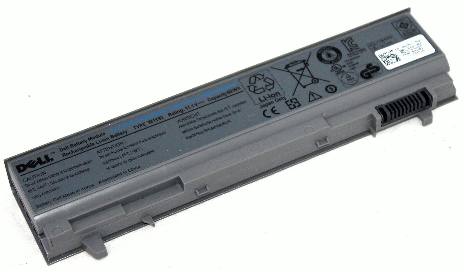 Pin Laptop Dell Latitude E6410, E6400, E6500, E6510, M4400,M6500 BH 12 tháng