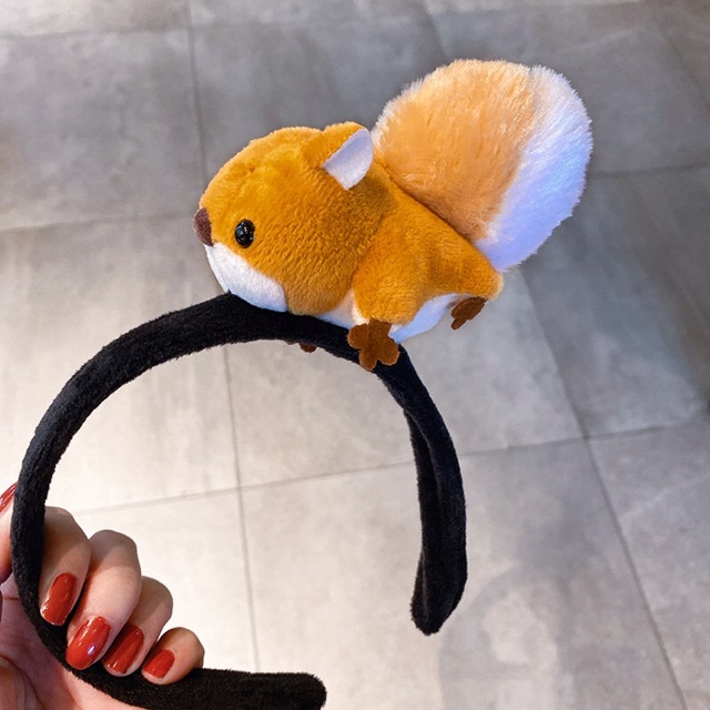 Cài tóc sóc bông cute |
