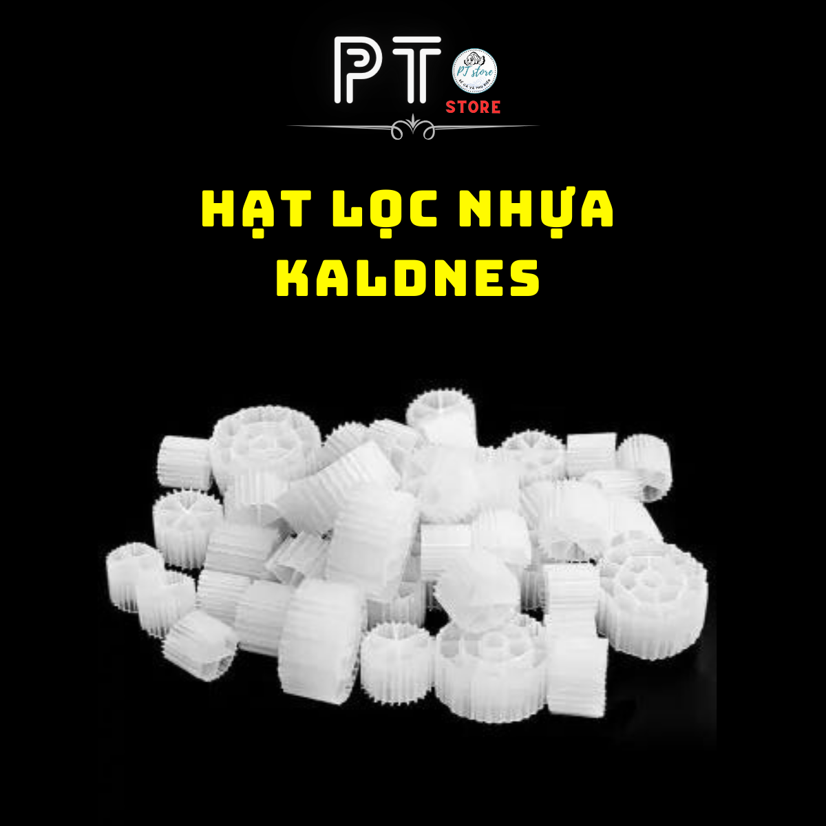 Hạt Lọc Kaldnes Micro 1kg (kanet) Cho Hồ Koi,Lọc Nước Bể Cá.