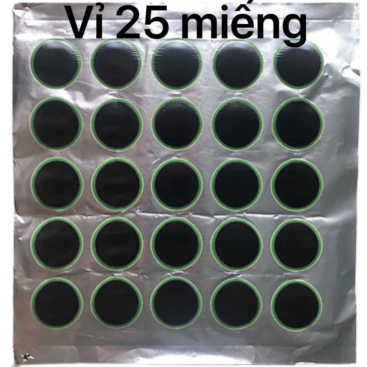 Vỉ vá lốp MU-00 (25 miếng/vỉ) dùng cho lốp không săm - Maruni Nhật Bản
