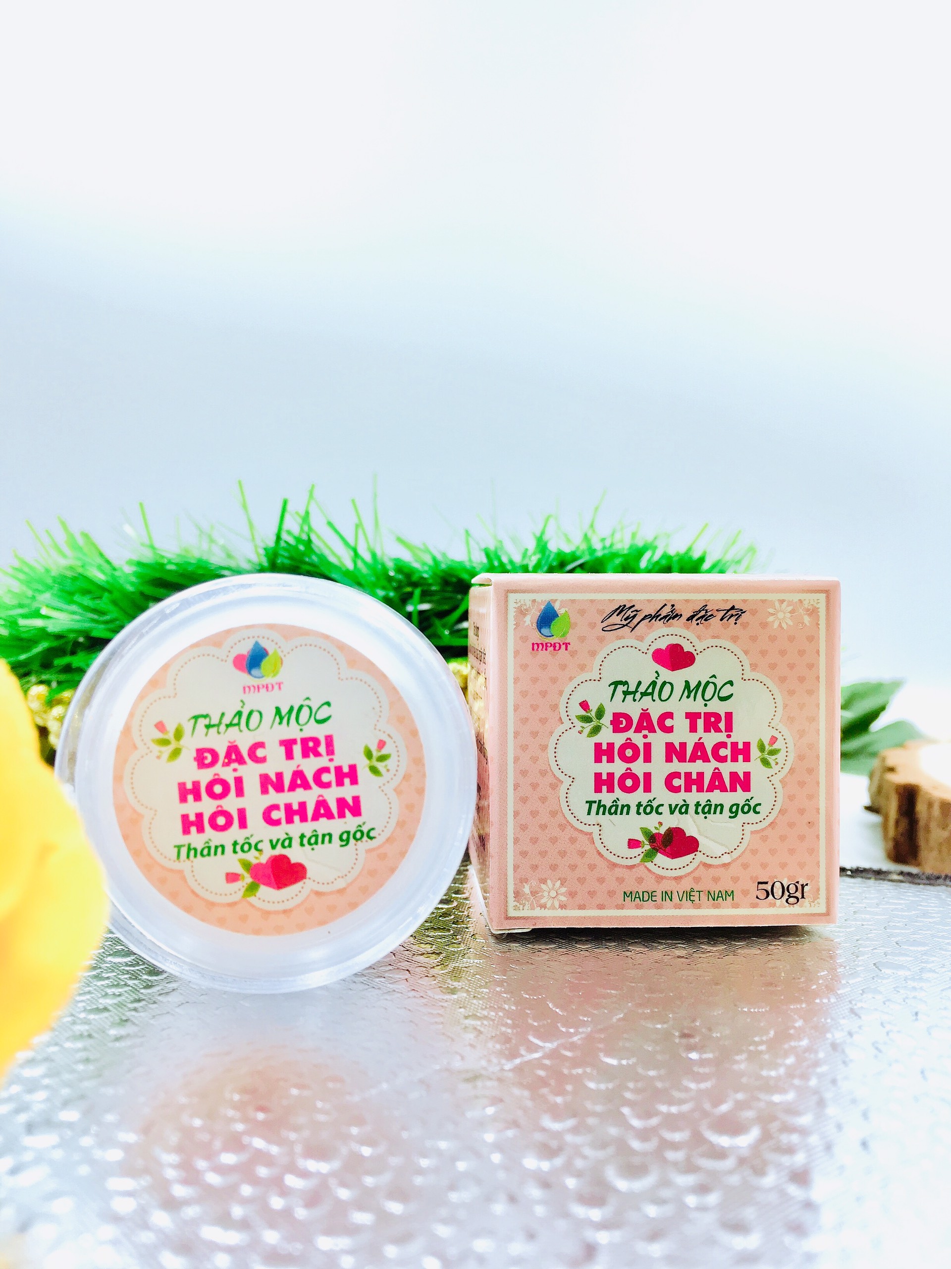 Thảo mộc khử mùi hôi nách, hôi chân