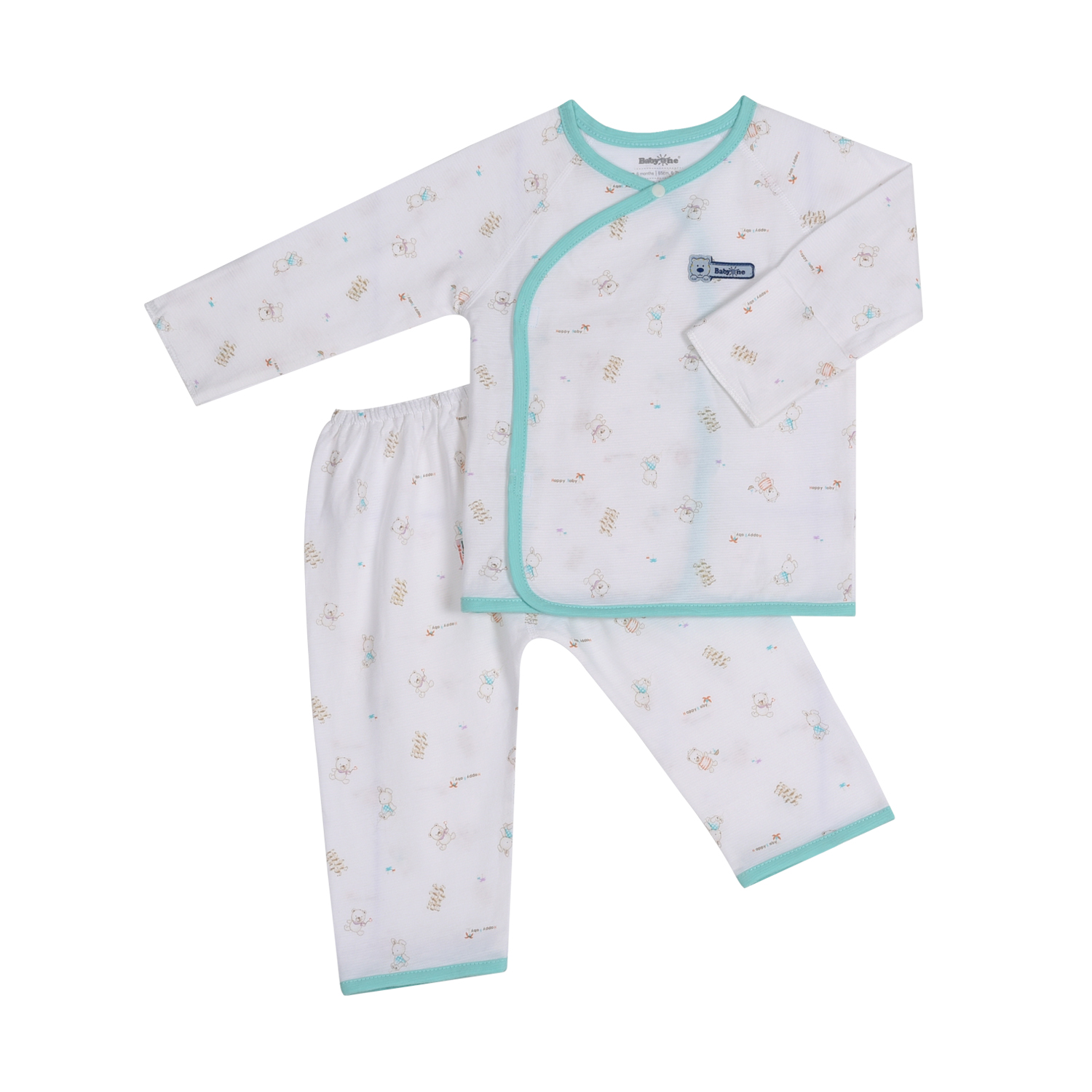 Bộ quần áo sơ sinh BabyOne BA0928 - HELLO BB