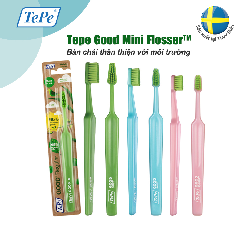 Bàn chải đánh răng TePe GOOD™ Regular Soft | Oralmart