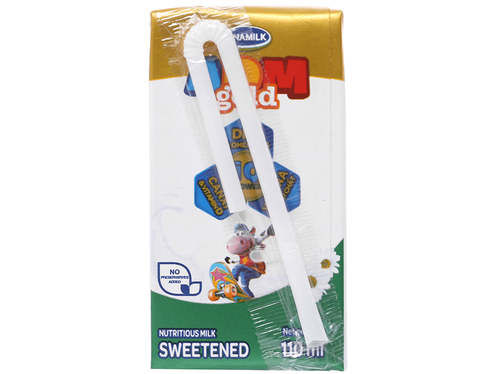 Thùng sữa ADM gold có đường 110ml (48hộp)