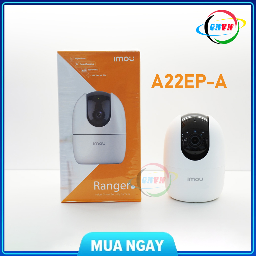 [HCM] Camera Wifi IMOU IPC-A22EP 2MP - Xoay 360 Độ, Phát Hiện Chuyển Động Và Âm Thanh 2 Chiều