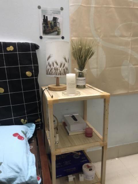 [HCM]Kệ gỗ 3 tầng vuông 32cm