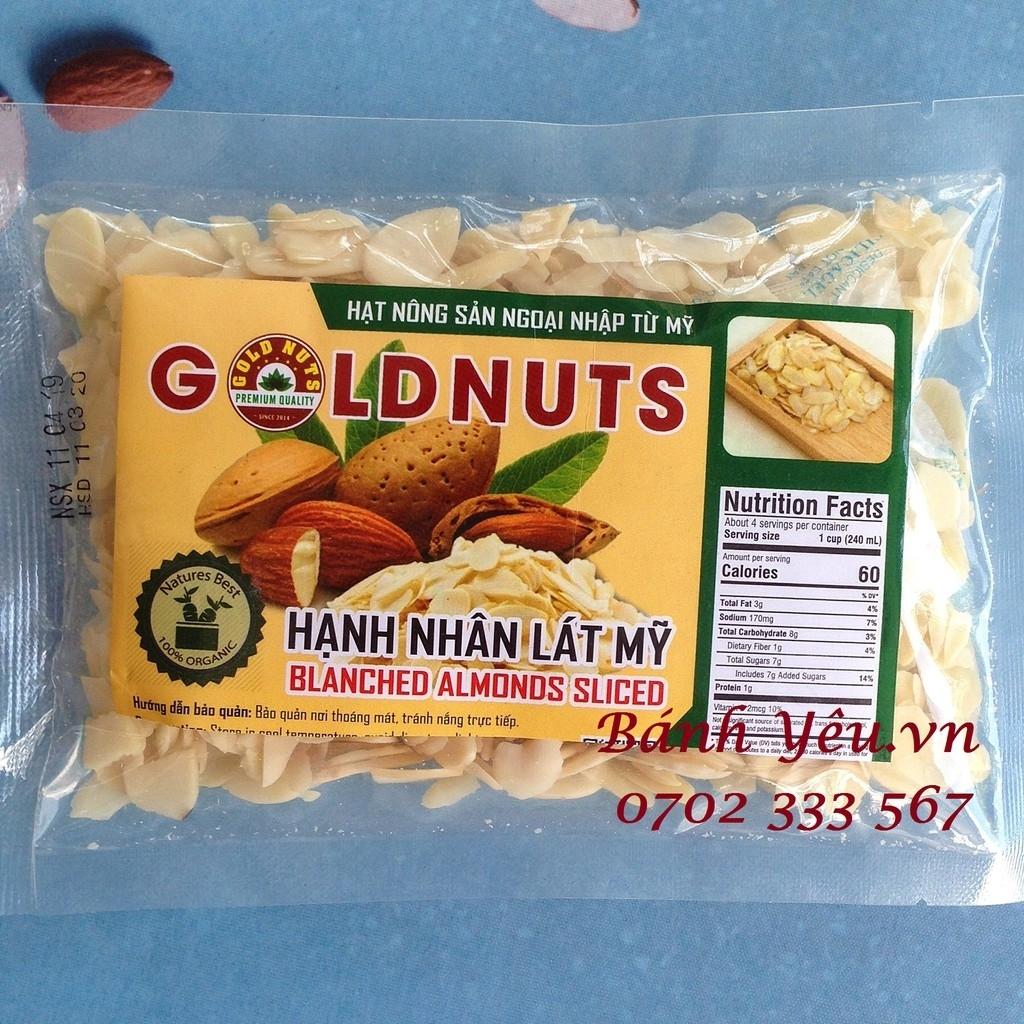 200g hạnh nhân lát trang trí bánh