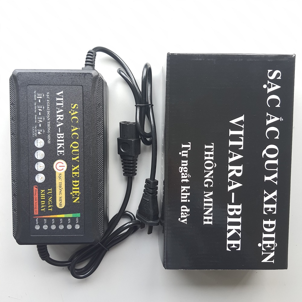 Sạc bình ắc quy 60v 20ah sạc bình ắc quy xe đạp điện vitara-bike hàng chính hãng chất lượng cao tự ngắt khi đầy sac xe dap dien sac xe dien sac acquy xe dien sac acquy xe dap dien