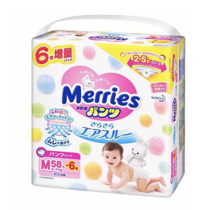 BỈM MERRIES NỘI ĐỊA NHẬT TẶNG MIẾNG - VSB-BIM-23