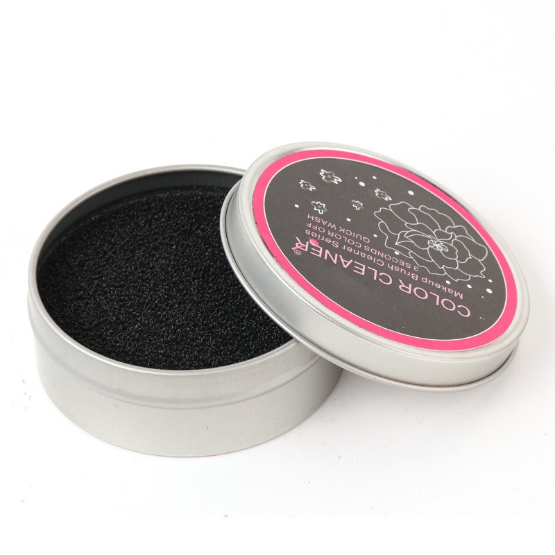 Makeup Brush Cleaner Set / Dry Makeup Brush Quick Cleaner Sponge /Removes Shadow Color from Your Brush without Water or Chemical Solutions / Compact Size for Travel