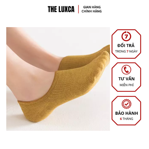 Vớ tất nam nữ cổ ngắn Nhật khử mùi, tất vớ nam nữ cổ ngắn cotton trơn - V697