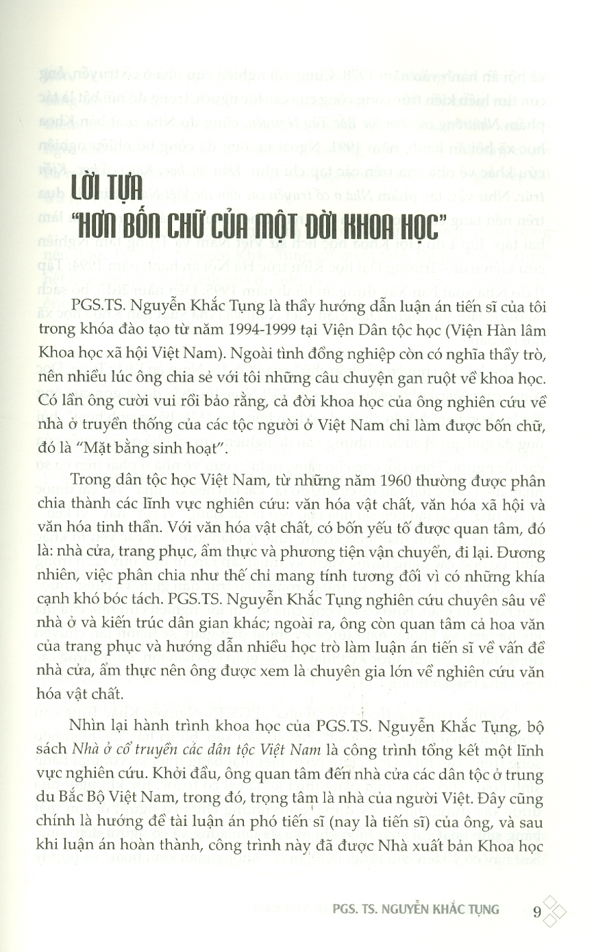 Nhà Ở Cổ Truyền Các Dân Tộc Việt Nam (Bìa Cứng)