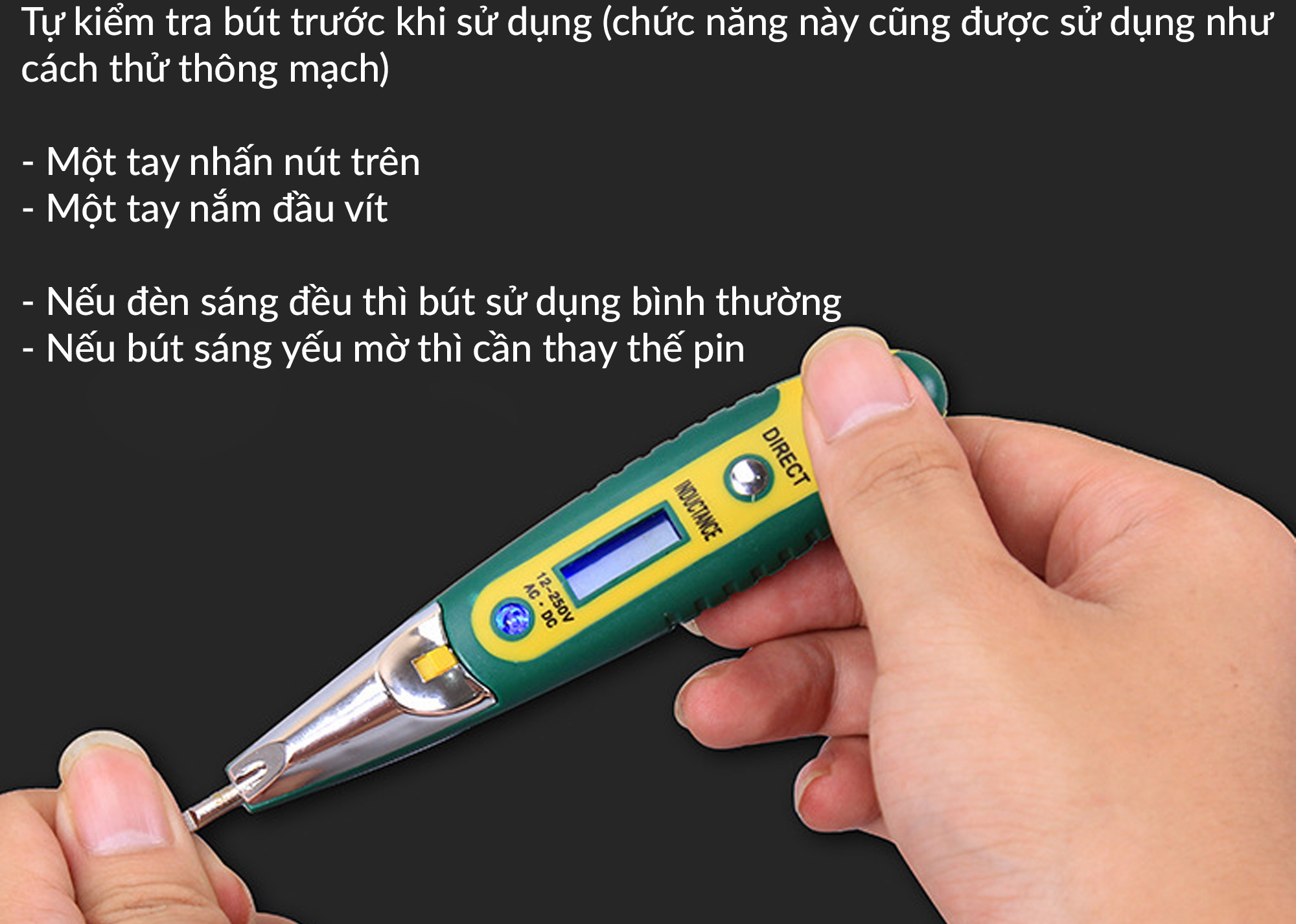 Bút thử điện kỹ thuật số