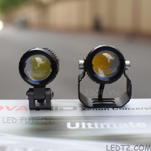 [LEDT2 ISOP] Đèn Bi - LED Mini Trợ sáng X - Nova 25W [Tròn] [Bảo hành 1 năm]