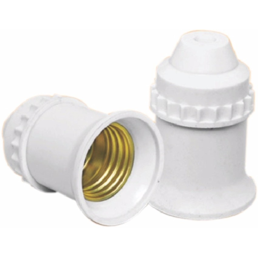 2 Đui đèn E27 tiêu chuẩn 220V Trắng