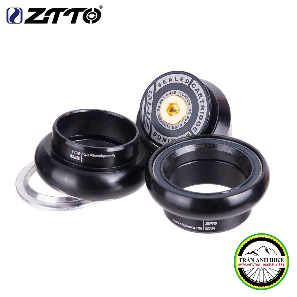 Chén Cổ Bát Phốt Thả Bạc Đạn Xe Đạp ZiTTO 3434S 34mm