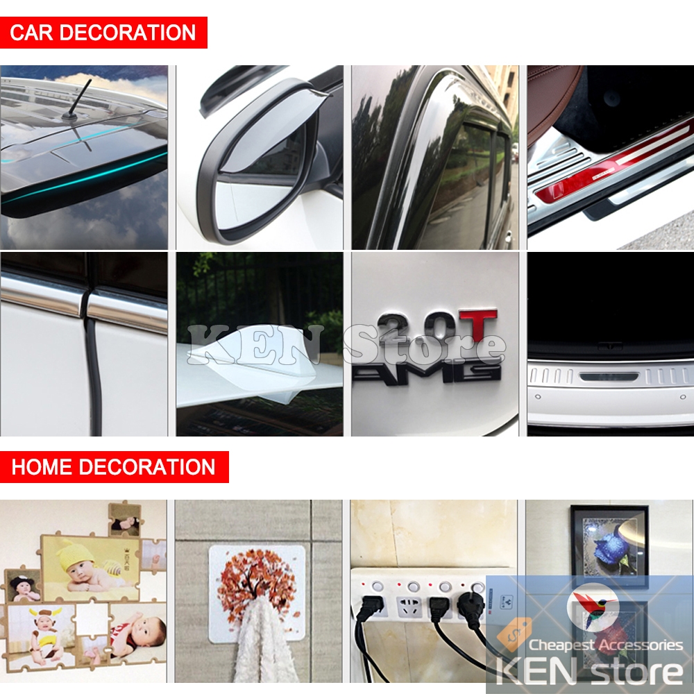 Cuộn băng keo 2 mặt Acrylic trong suốt siêu dính