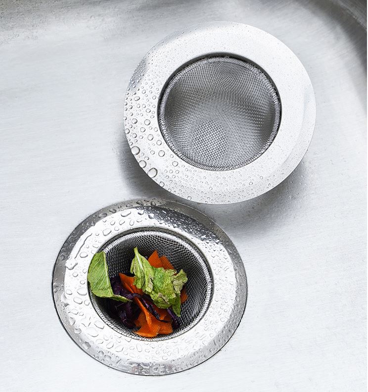 Stainless steel mesh drain basket strainer set-manhole strainer with Smart Mesh