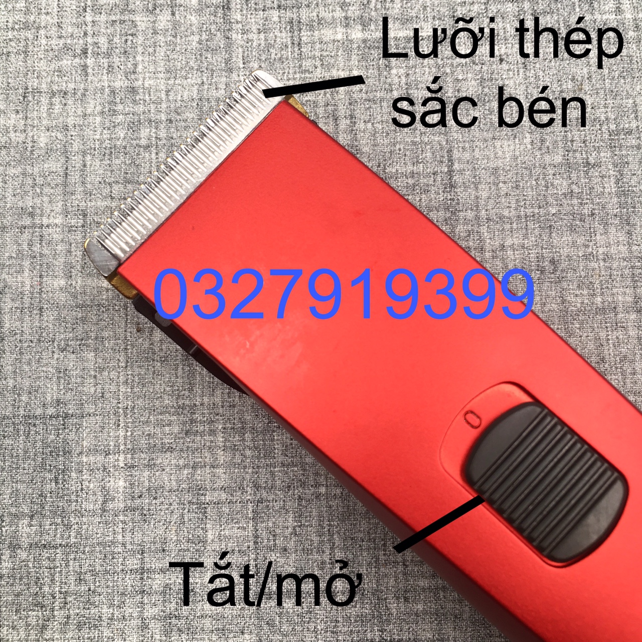 Rewell Professional Hair Trimmer with 2 Batteries Rewell 900 - 8W Power, 4-6 Hours of Use Time, Sharp Blade, Durable Battery, Classy Design