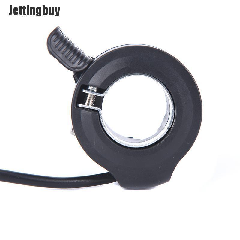 Jettingbuy Electric Bike Throttle Shifter Thumb Throttle Grip Accelerator Accessories