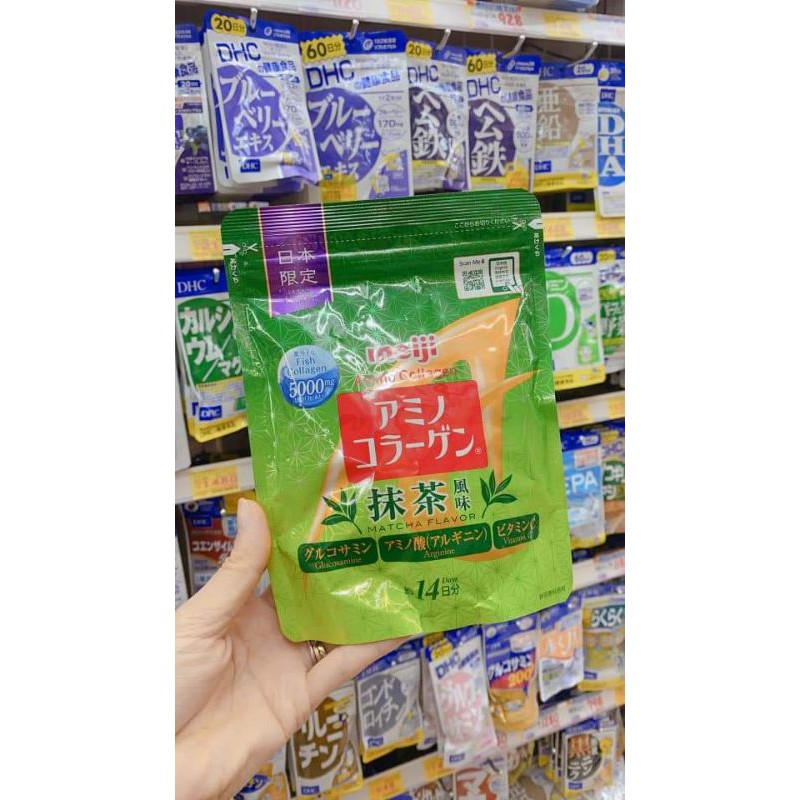 bột amino Collagen Meiji nhật bản