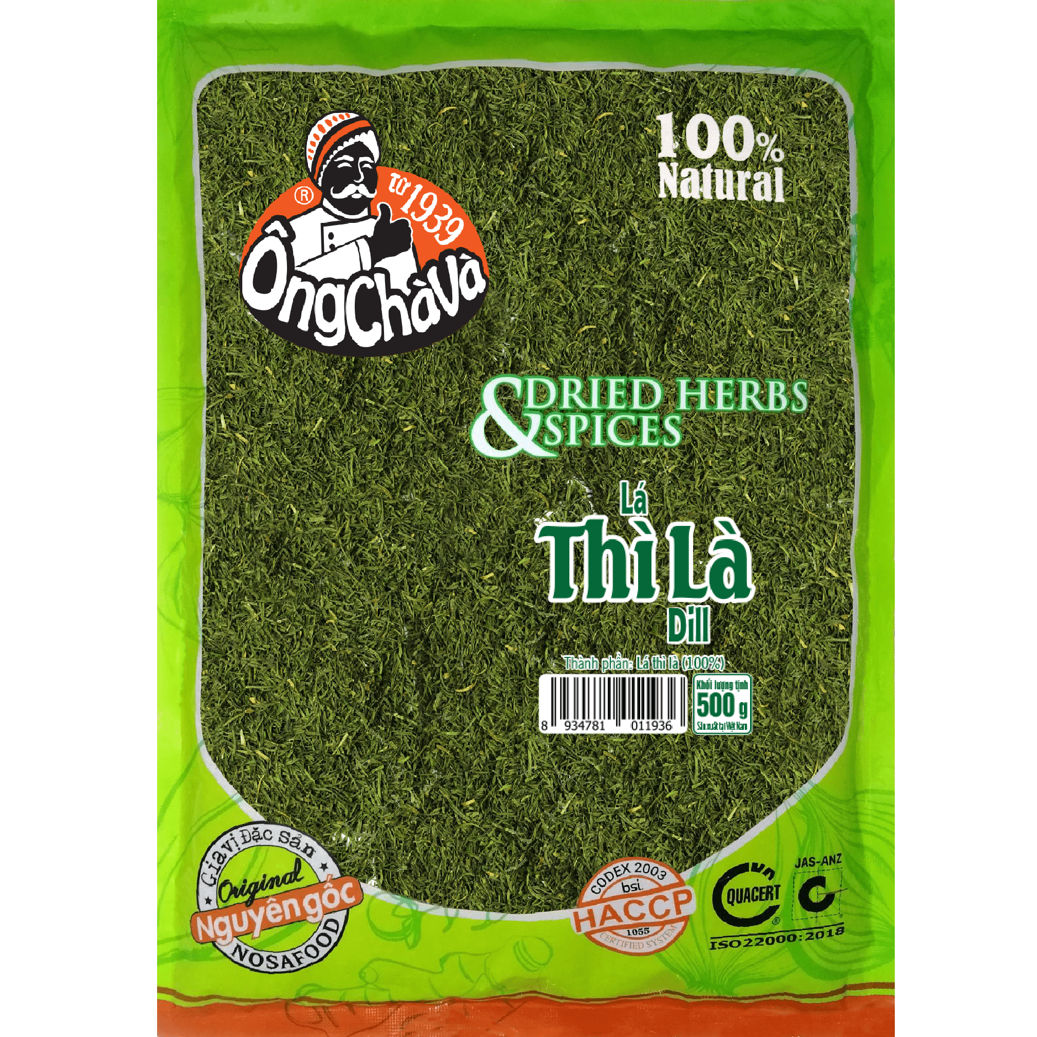 Lá Thì Là Khô Ông Chà Và 500g