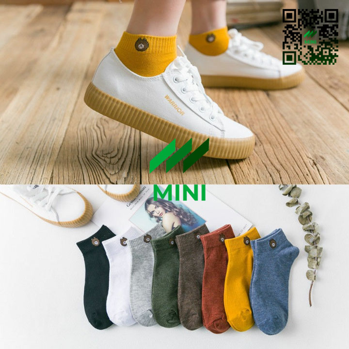 1 Set 10 đôi Vớ tất gấu Brown