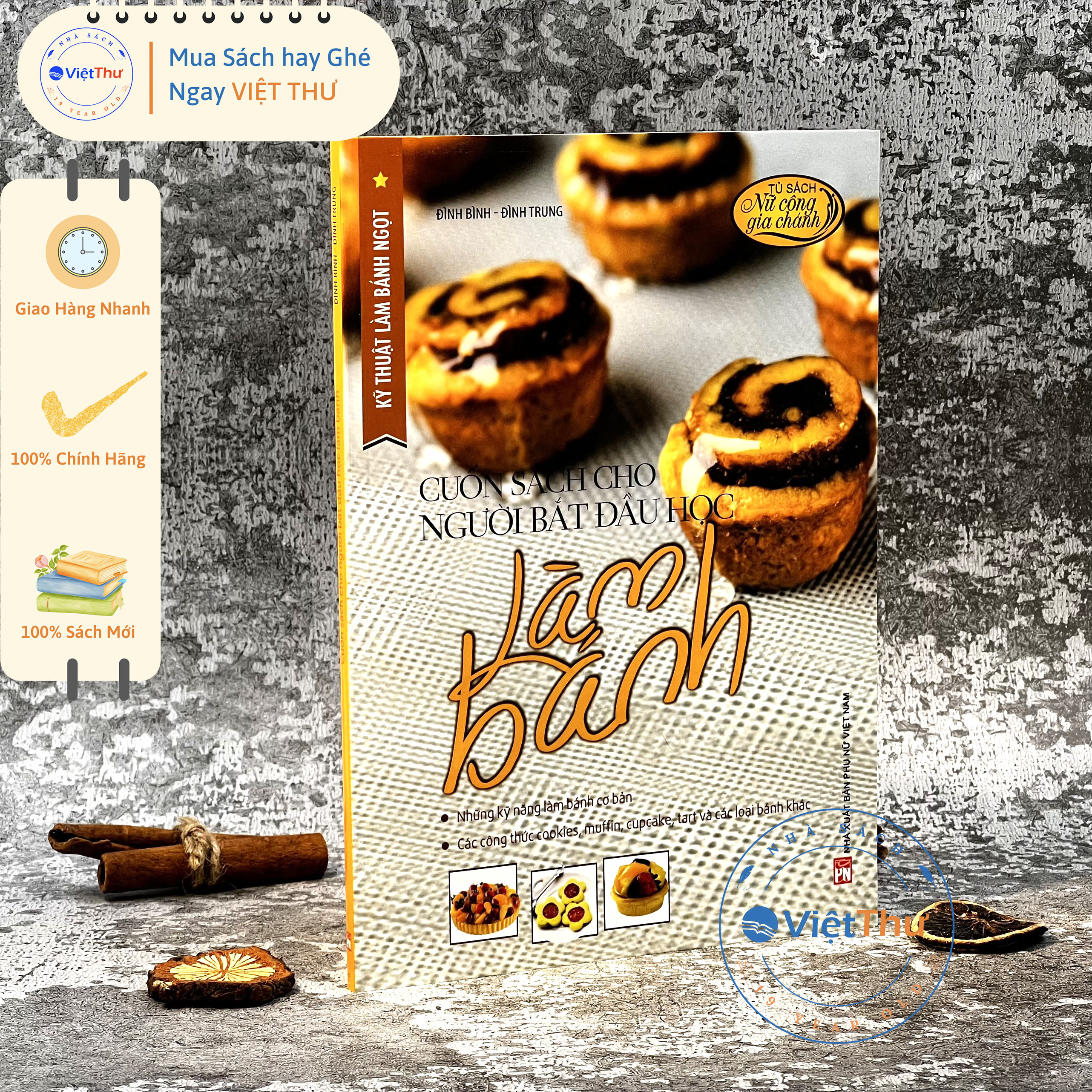 Sách - cuốn sách cho người bắt đầu học làm bánh
