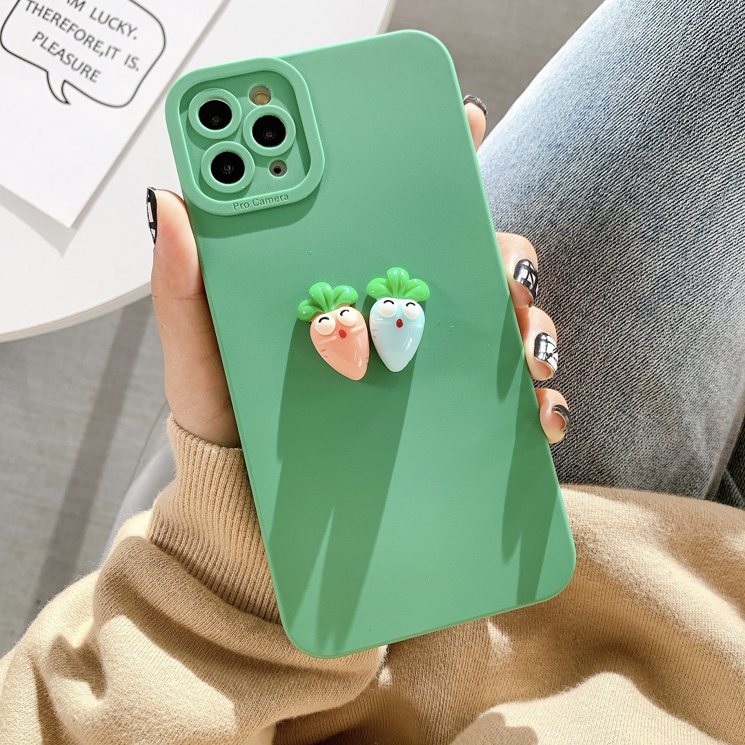 Ốp Lưng Basic Camera Nổi - Mẫu Carrot Nổi