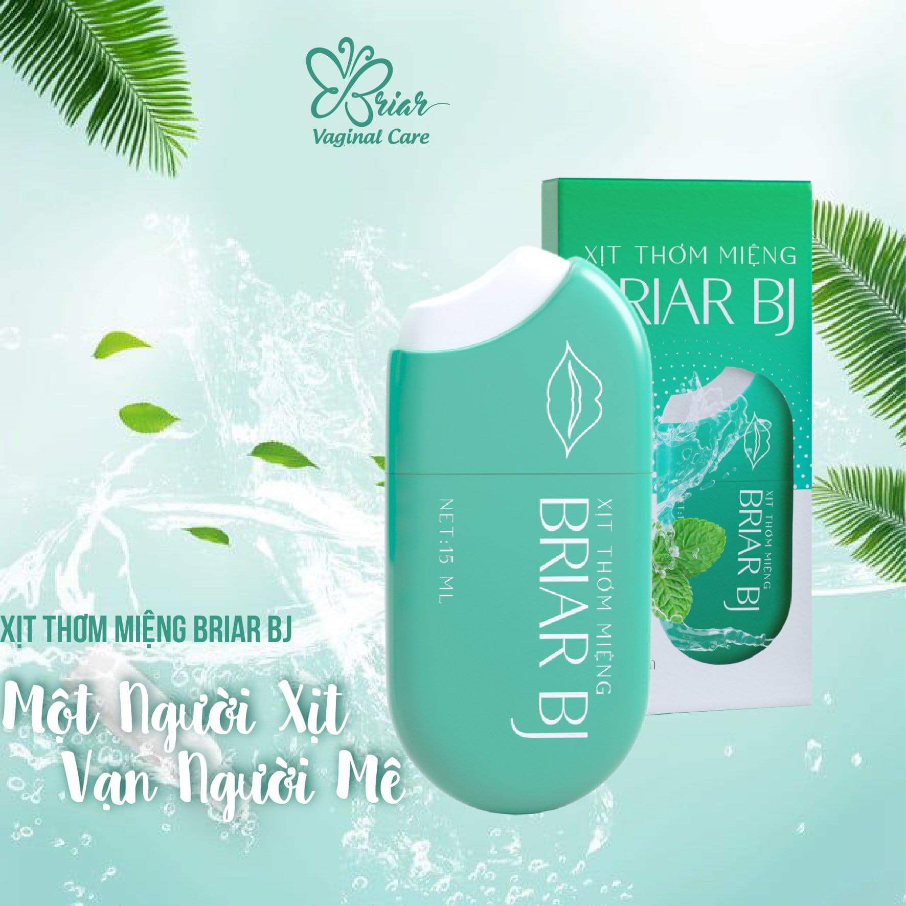 [HCM][HÀNG CHÍNH HÃNG] Xịt thơm miệng Briar BJ - Xịt phòng the