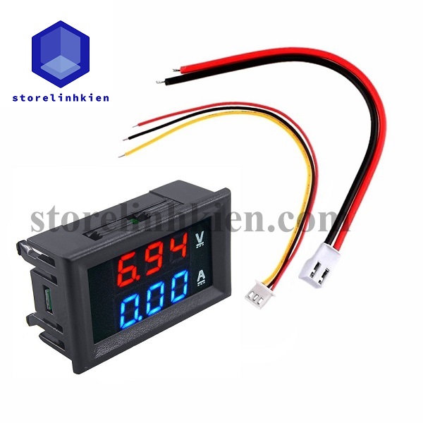Đồng hồ Đo điện áp & dòng điện DC 100V 10A