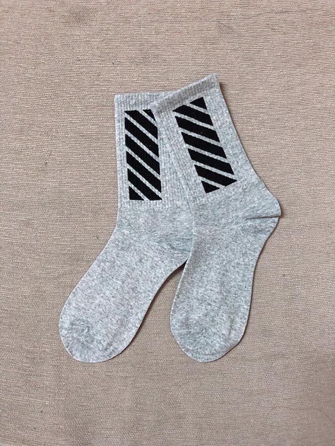 [HCM]Vớ (tất) unnisex Off White (xám)