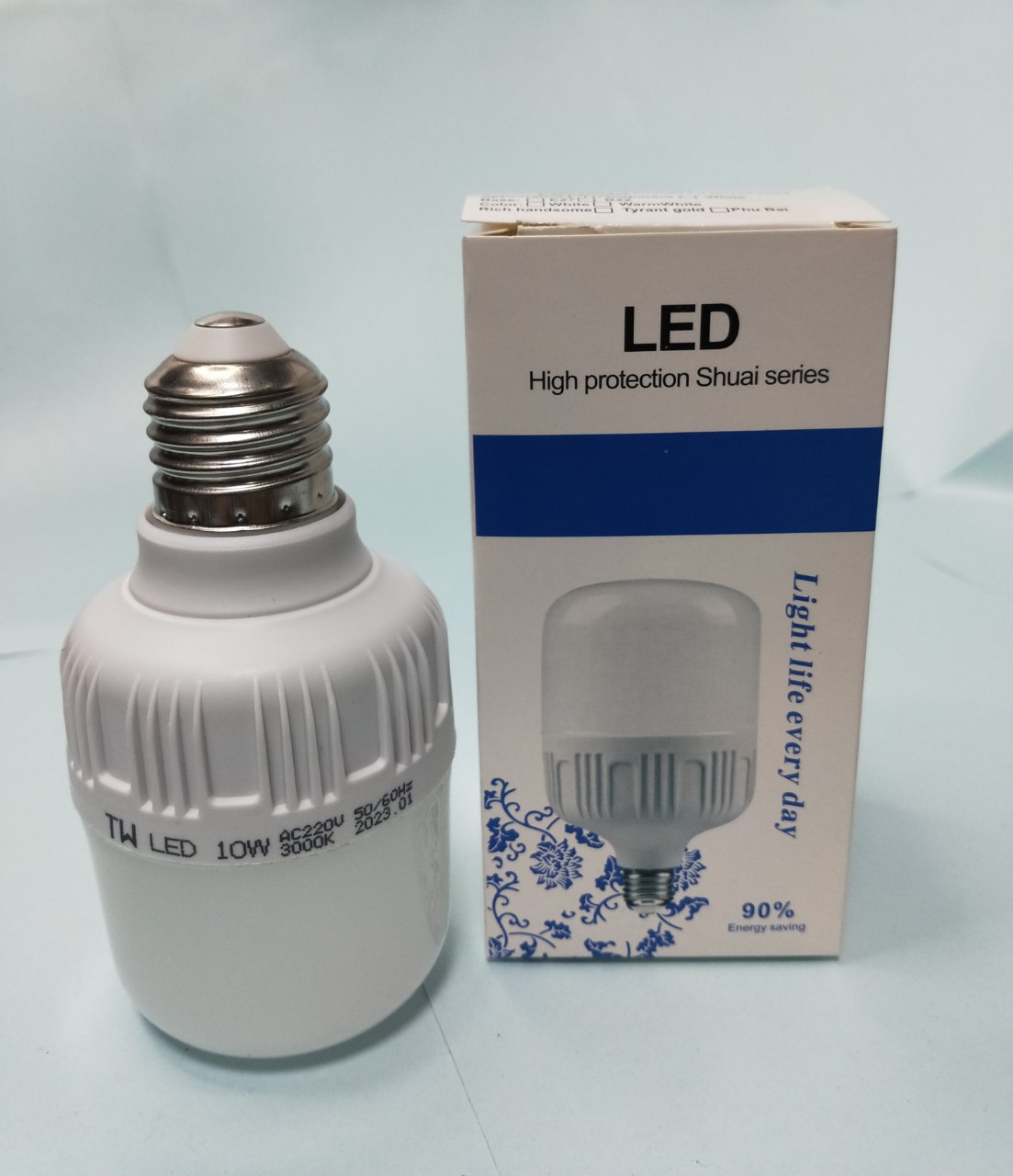 Bóng Đèn Led Trụ Kín Nước 10W ( Trắng, Vàng).