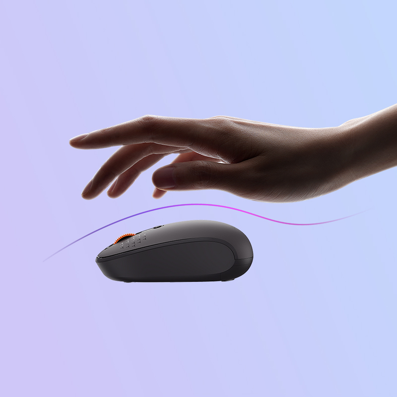 Chuột Không Dây Baseus F01A | Hỗ Trợ Wireless 2.4GHz & Bluetooth, Click Yên Tĩnh