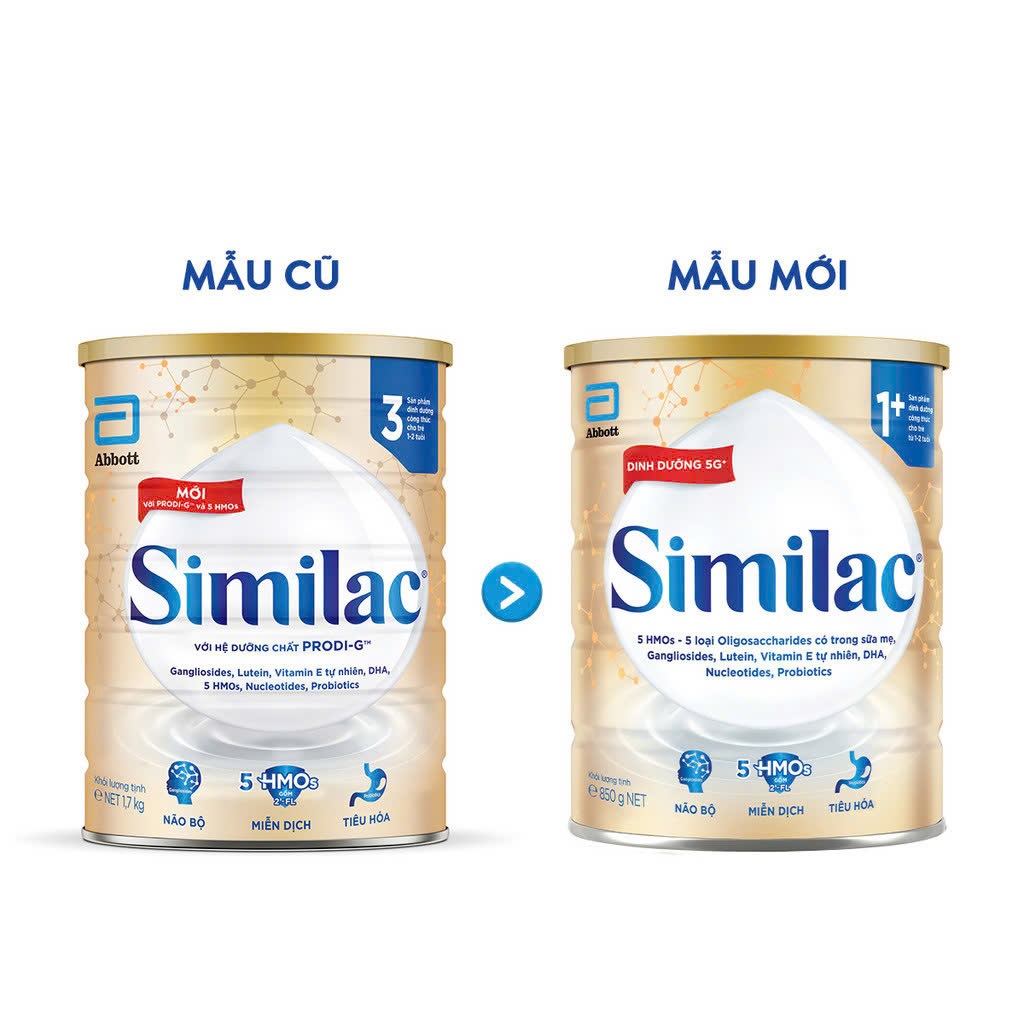 Sữa bột Similac PRODI-G 1+ 1.6kg Mới