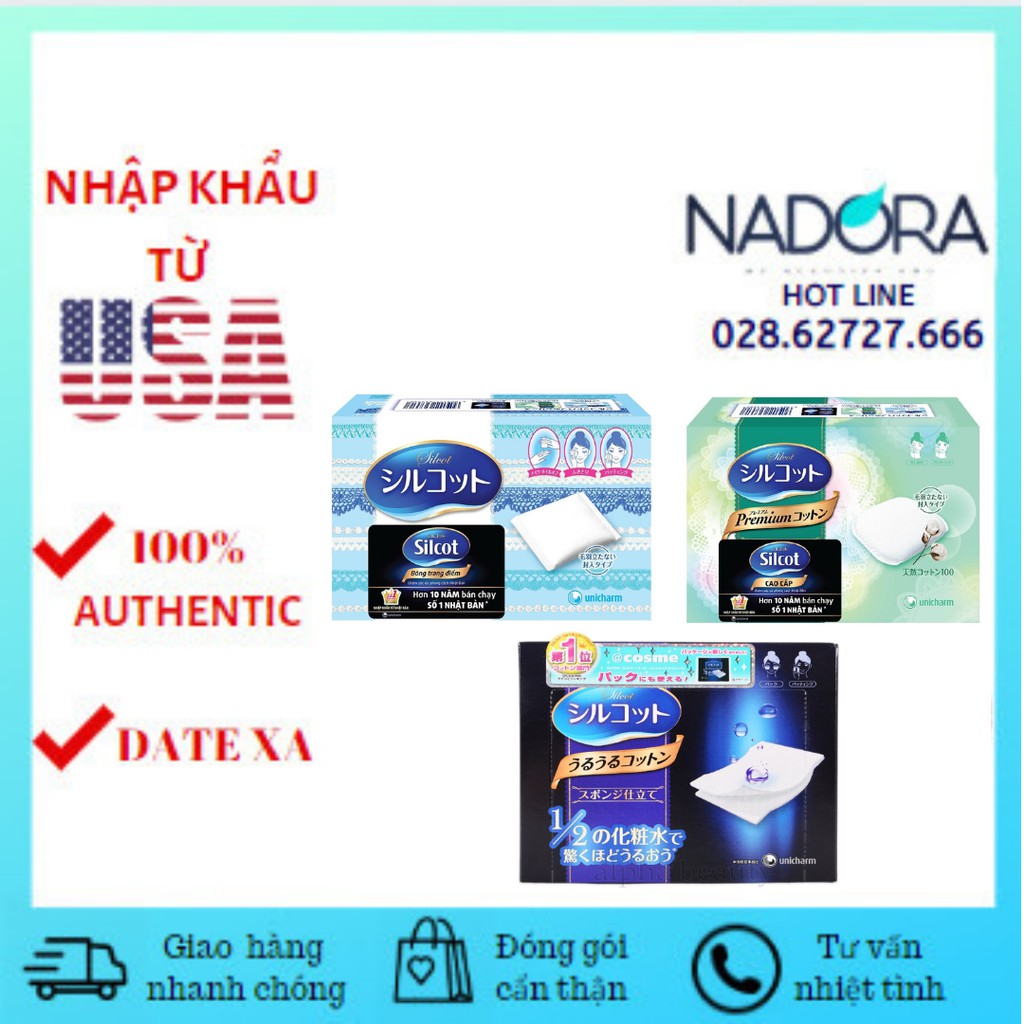 [HCM][Các Loại] Bông Trang Điểm Silcot Cao Cấp