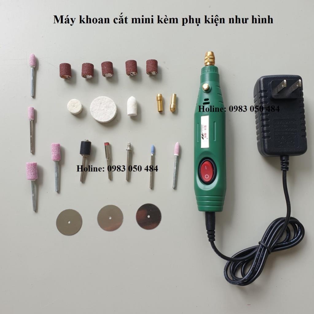 Máy khoam mài cắt khắc đánh bóng mini k001-22 hay máy mài điện 220v mài móng tay cao cấp