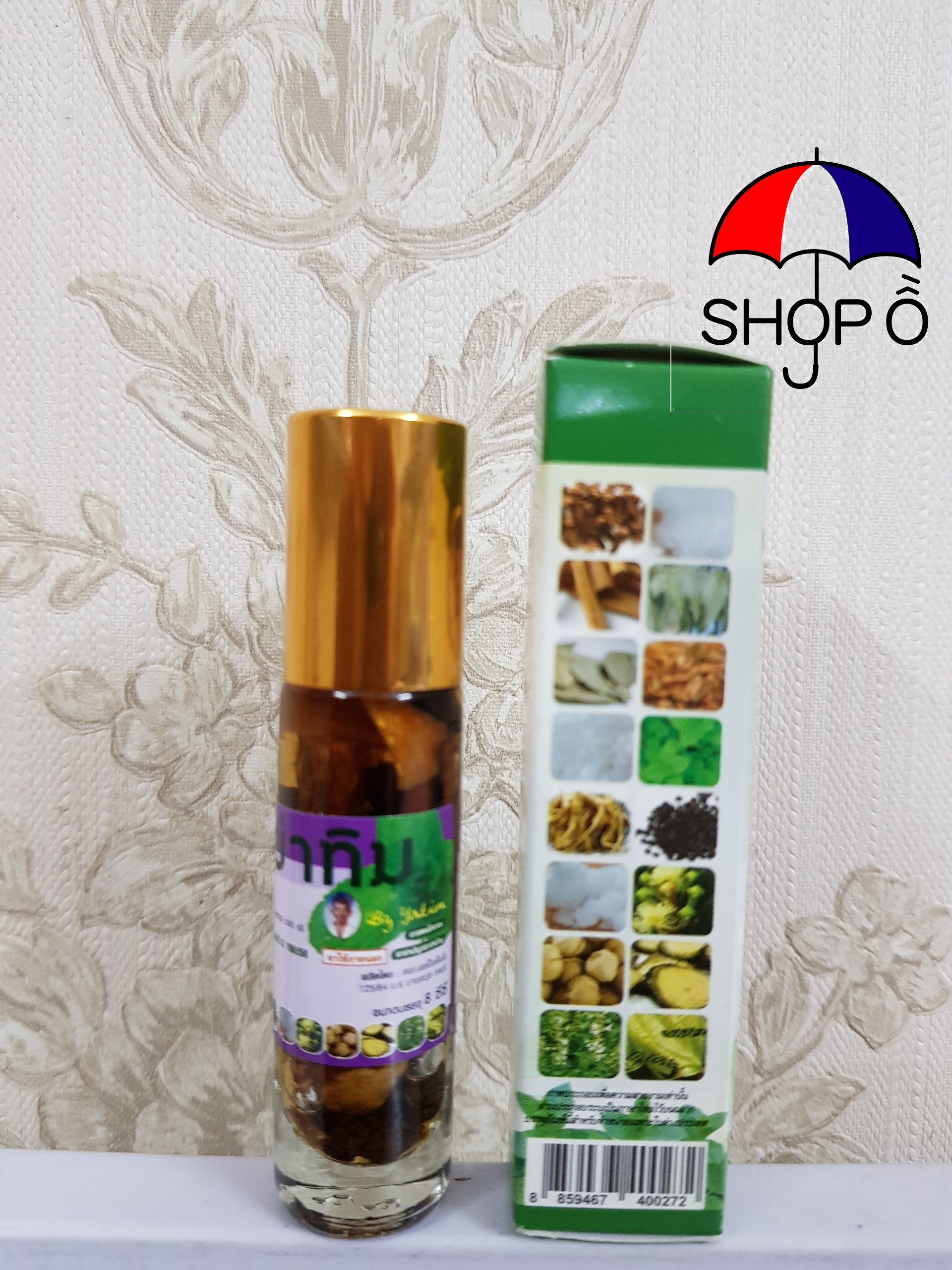 [HCM]Dầu lăn Otop 16 vị thảo dược Thái Lan 8cc