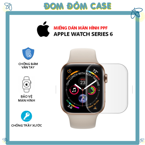 Miếng Dán Dẻo PPF Tự Phục Hồi Trầy Xước Dành Cho Apple Watch Series 6 Size 38/40/42/44mm