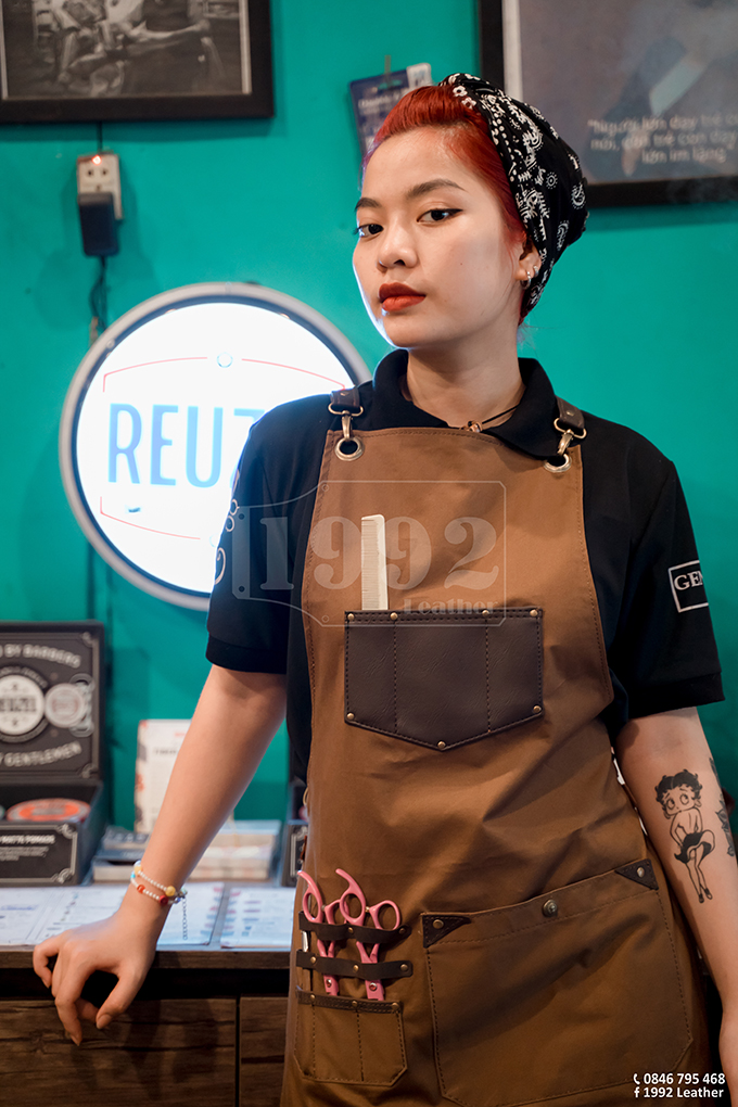 tạp dề dành cho thợ tóc barber ABB 01