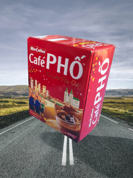 CAFE PHỐ SỮA ĐÁ Hộp 10 gói x 24g