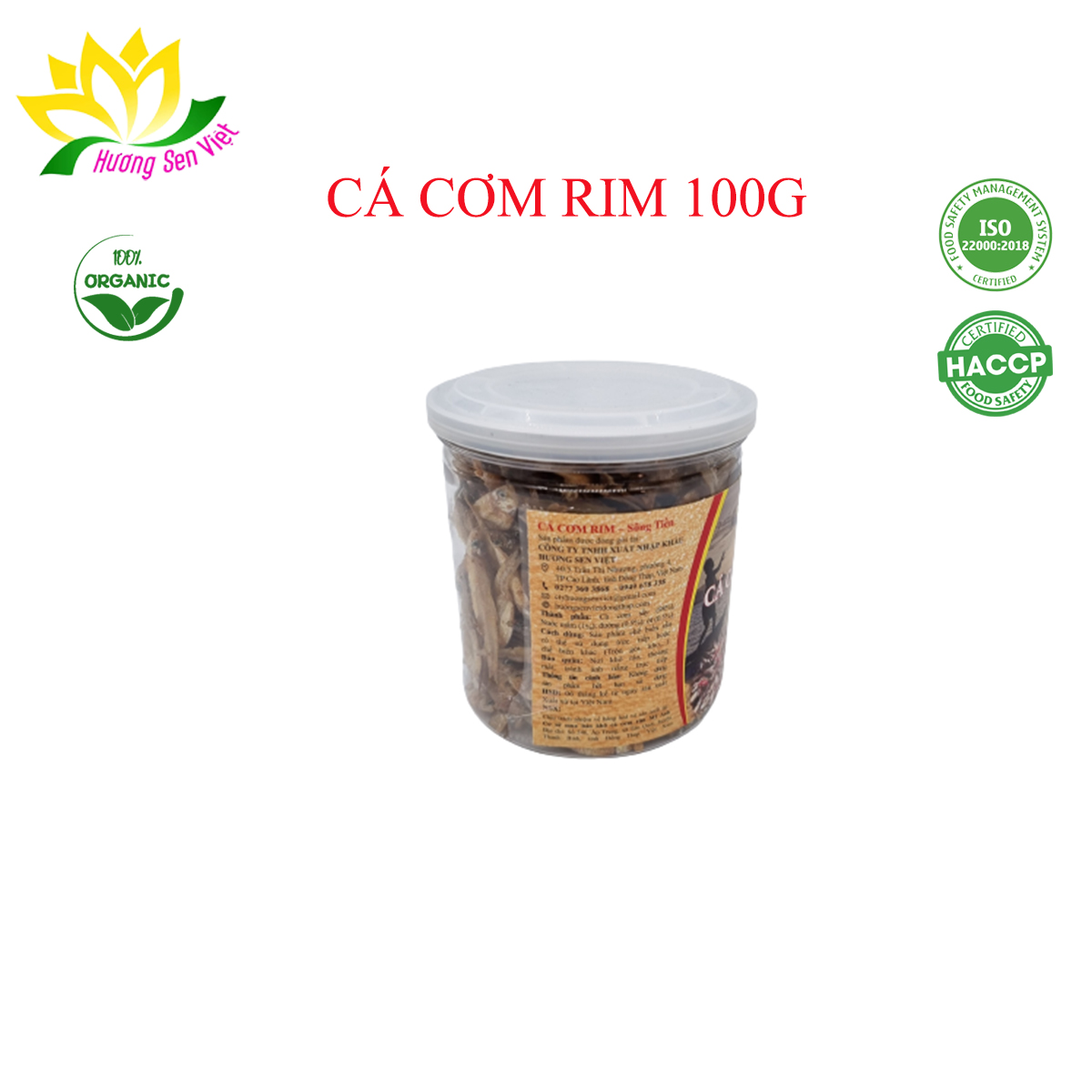 CÁ CƠM RIM 100G - CTY HƯƠNG SEN VIỆT