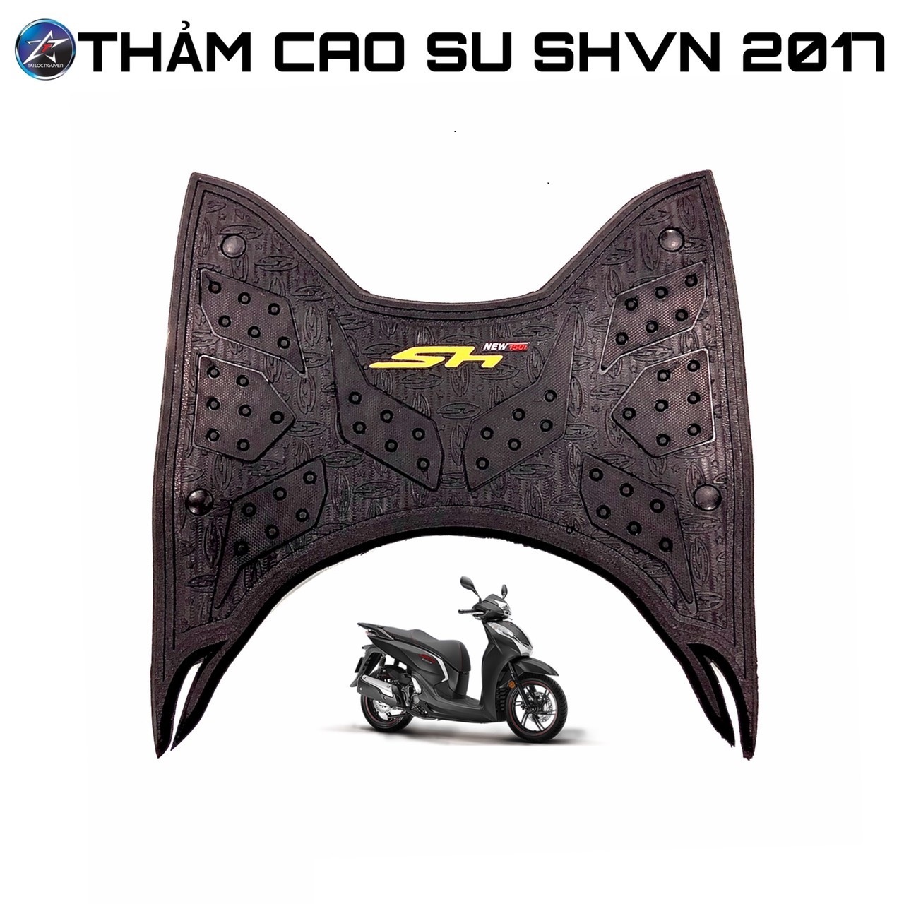 [HCM]THẢM LÓT CHÂN CAO SU HONDA SH CÁC ĐỜI