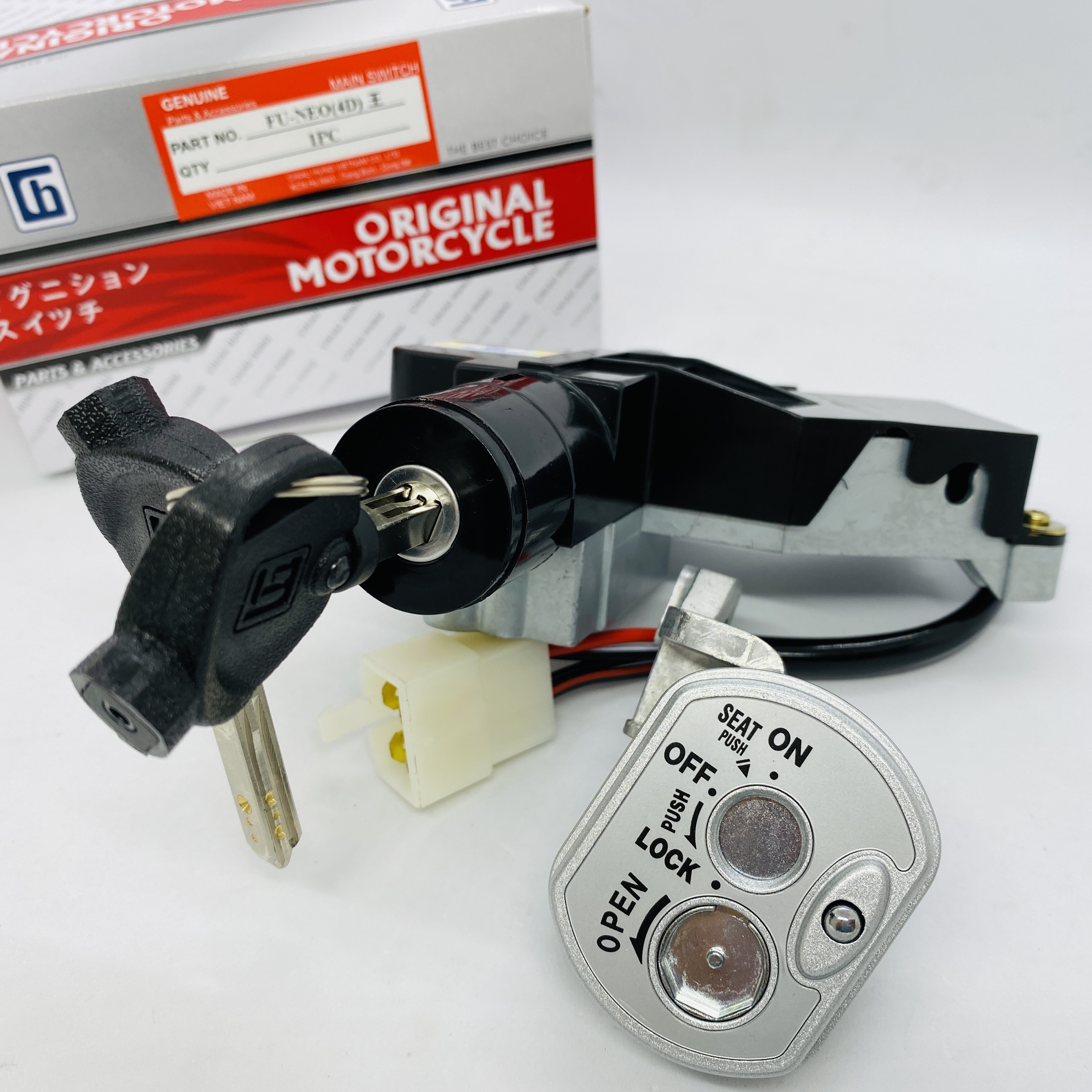 Ổ Khóa Từ 6 Cạnh Honda Future 125 Fi (4 Dây)