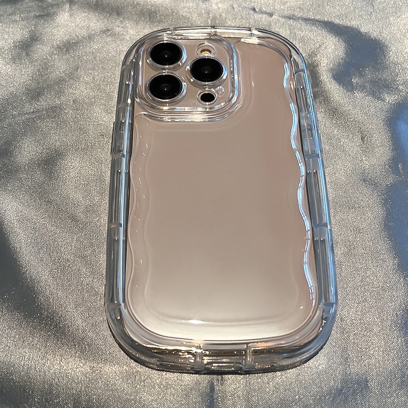Ốp Điện Thoại Silicon Dày Mềm Màu Trong Suốt Cho IPhone 11 12 13 14 Pro Max XR X 7 8 Plus XS Max 6 6S SE 2020