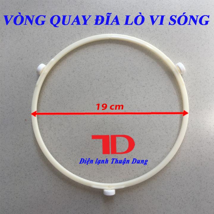 Vòng quay đỡ đĩa lò vi sóng loại tròn lớn 19cm - Điện Lạnh Thuận Dung