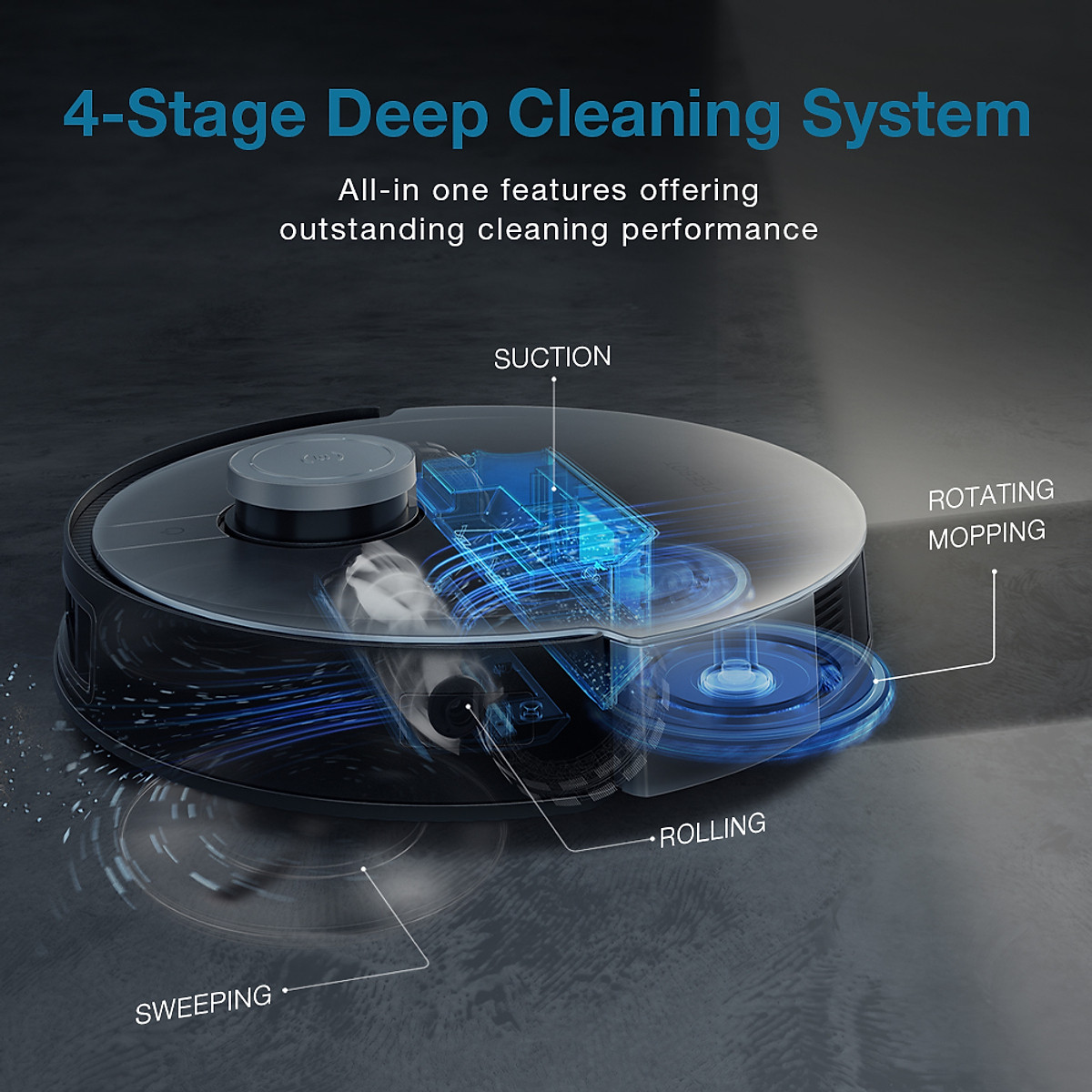 MỚI NGUYÊN SEAL - Ecovacs Deebot T5 POWER NỘI ĐỊA