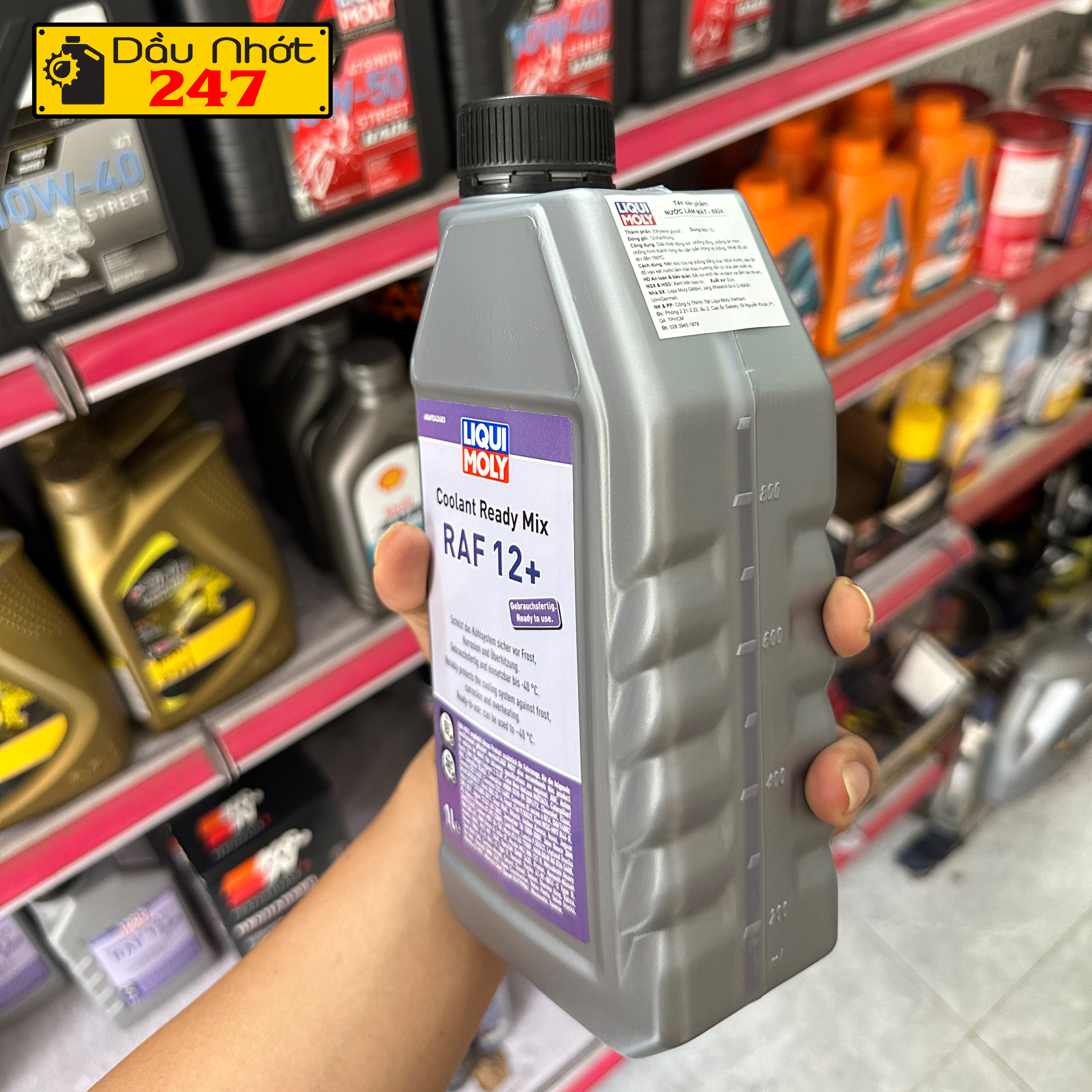 Nước Mát Liqui Moly Đỏ Coolant Ready Mix - Pha Sẵn RAF12+ 6924 1L
