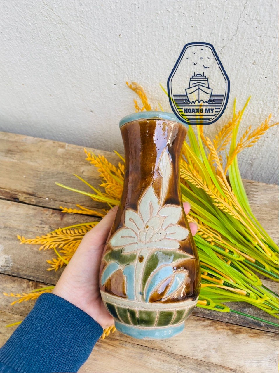 Bình hoa cổ xưa 14-17cm