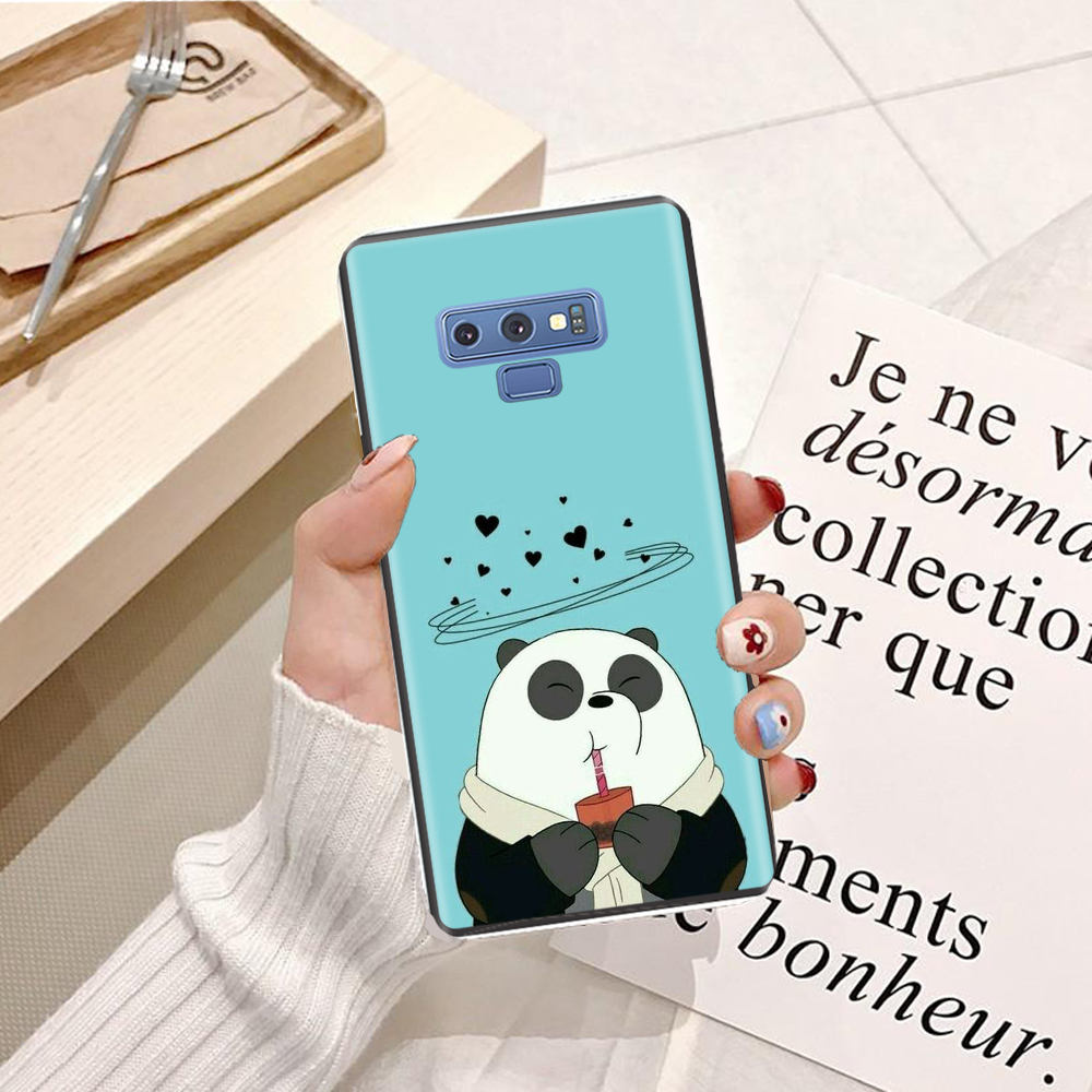 [HCM]Ốp lưng điện thoại SamSung Note 3/ Note 4/ Note 5/ Note 8/ Note 9/ Note 10/ Note 10 Pro/ S10E/ S10 Lite/ S10 Plus/ S20 Ultra/ S20 Plus  Silicon dẻo hình BST Gấu Trắng Vui Vẻ